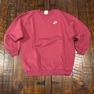 Nike Dark Pink Crewneck Sweatshirt